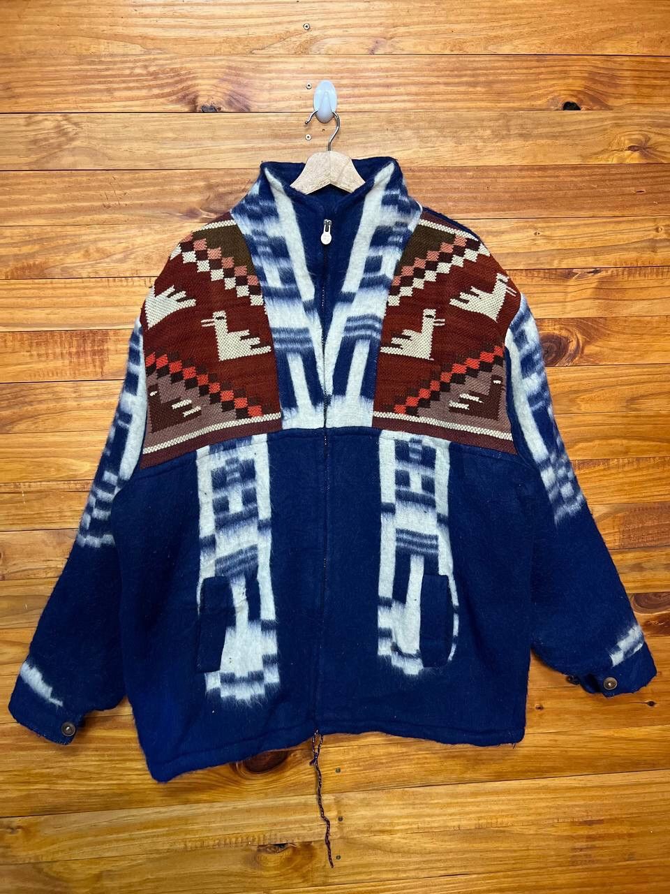 Native VINTAGE NATIVE DESIGN WOOL JACKET Size US XL / EU 56 / 4 - 2 Thumbnail