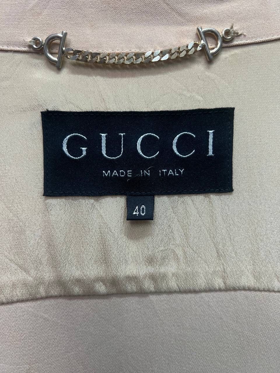 Gucci AUTHENTIC GUCCI BUTTON UP SHIRT RAYON Size S / US 4 / IT 40 - 13 Thumbnail