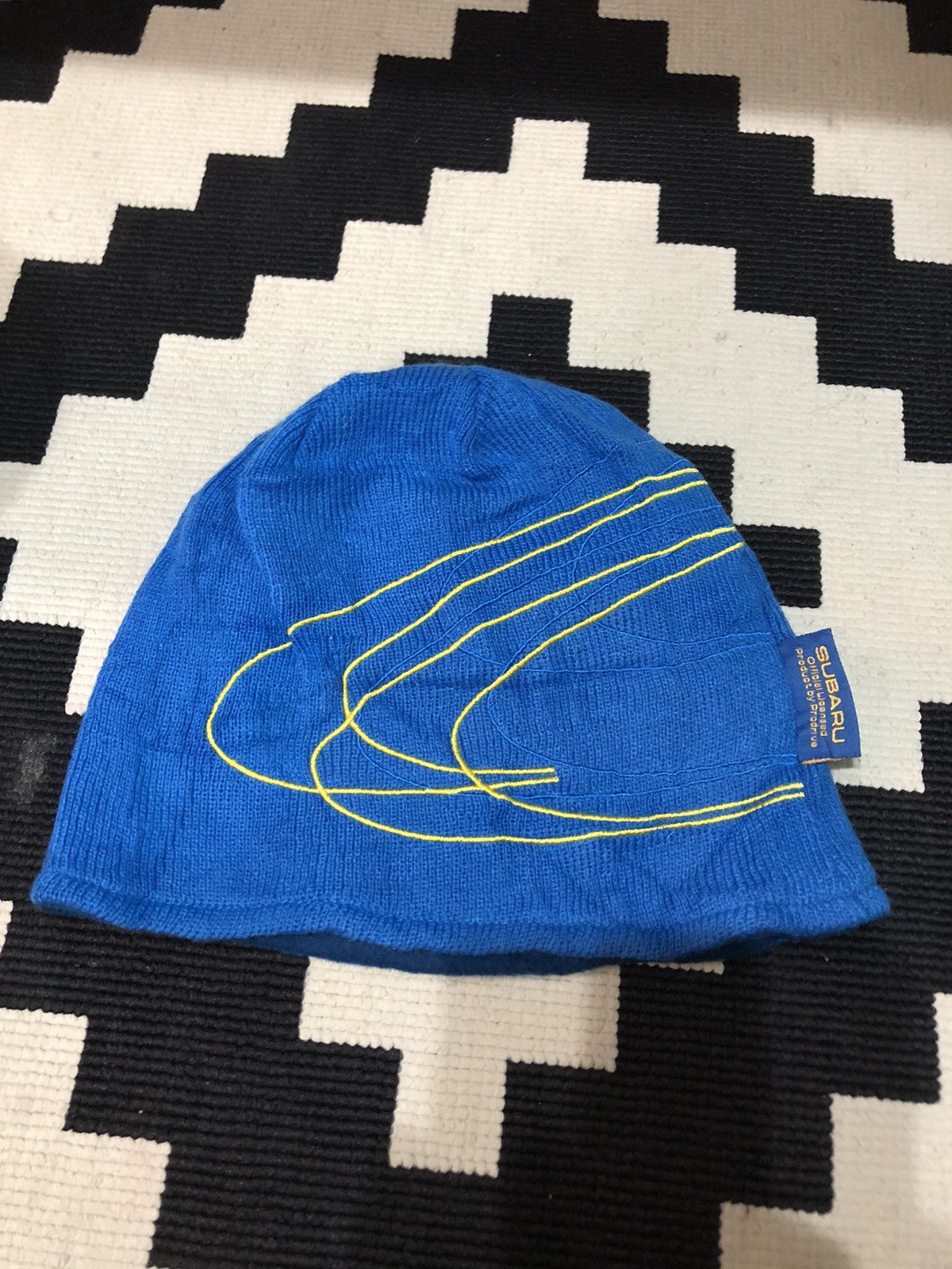 Japanese Brand Subaru Racing Reversible Beanie Hats Cap Size ONE SIZE - 6 Thumbnail