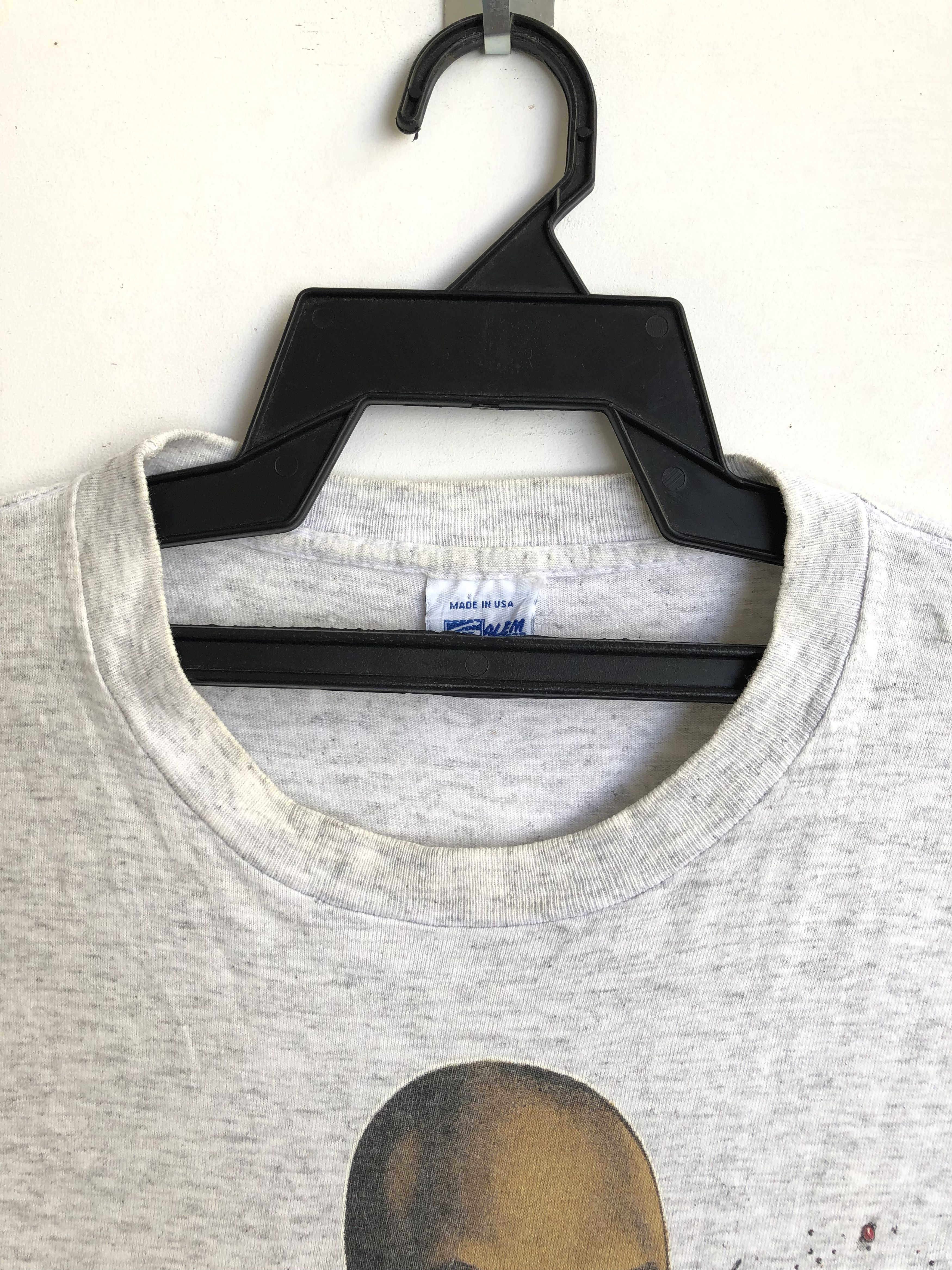NBA × Salem Sportswear × Vintage RARE VINTAGE 1991 MICHAEL JORDAN BULLS SINGLE STITCH TEE Size US L / EU 52-54 / 3 - 6 Thumbnail
