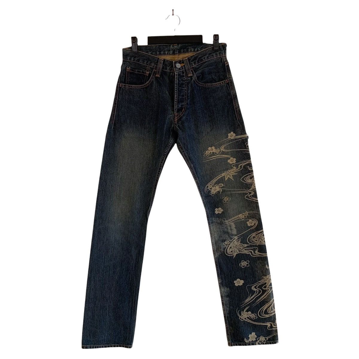 image of Japan Eternal Denim Pant Made In Japan in Blue Denim, Men's (Size 28)
