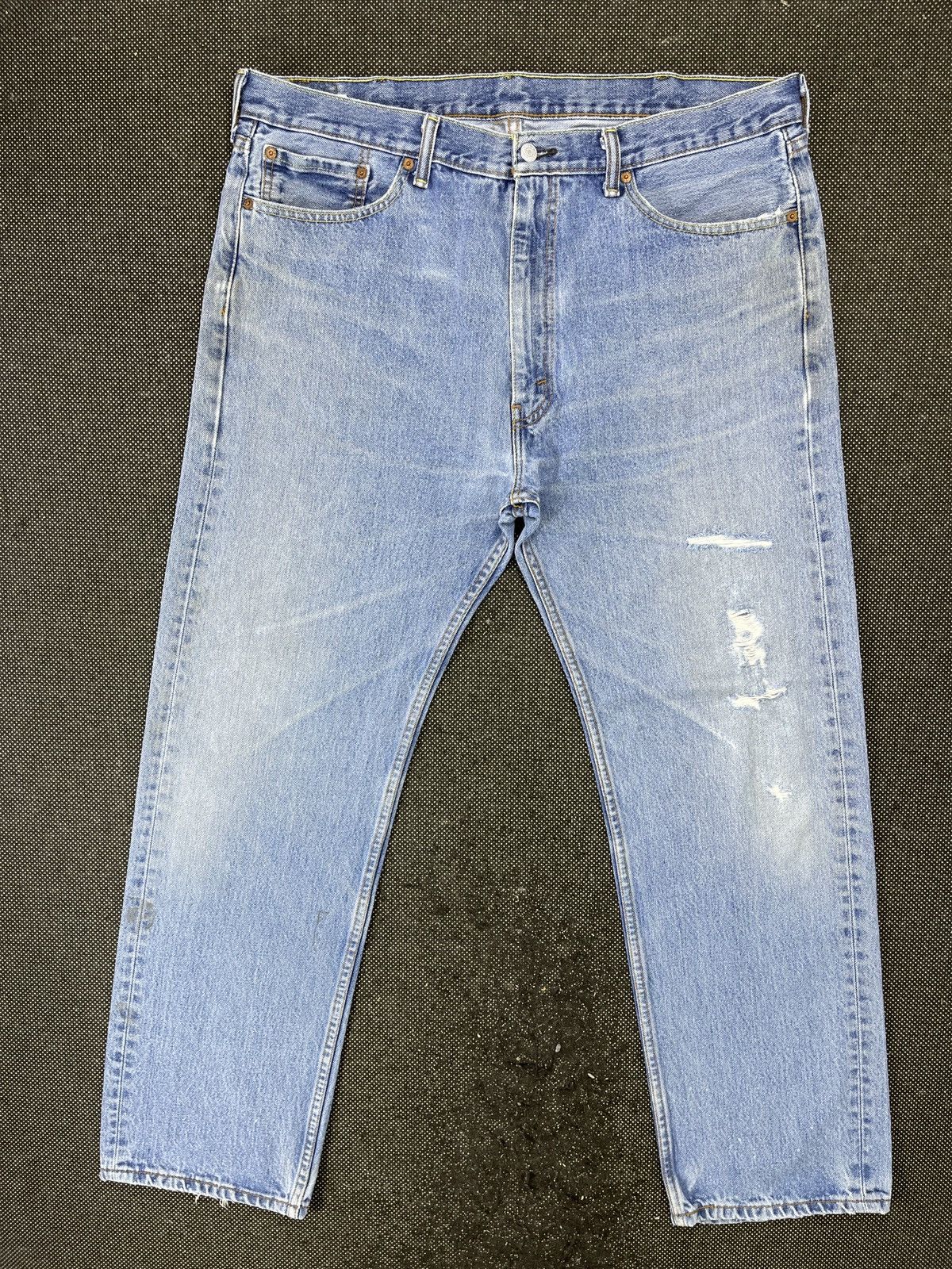 Levi's Distressed Denim Vintage Levis 505 Jeans - J582 Size US 40 / EU 56 - 1 Thumbnail