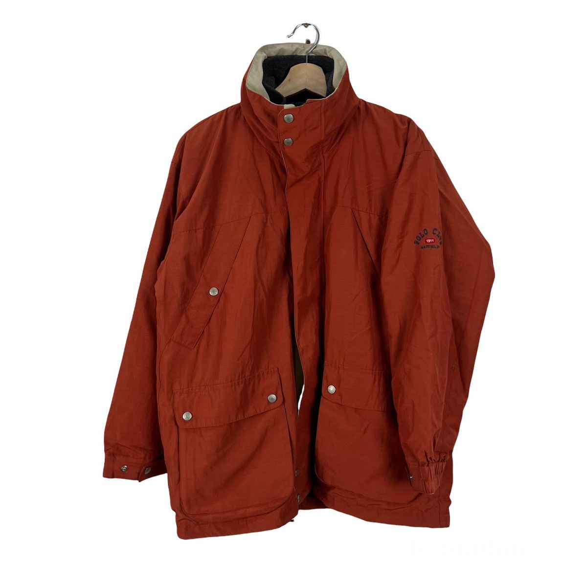 Japanese Brand VINTAGE POLO CLUB SINCE 1911 SURVIVAL JACKET MULTI POCKET Size US L / EU 52-54 / 3 - 1 Thumbnail
