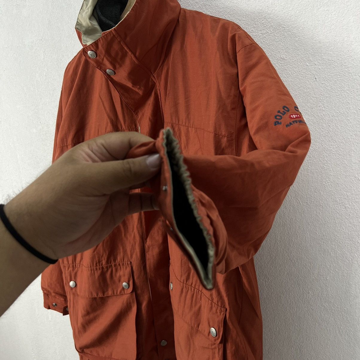 Japanese Brand VINTAGE POLO CLUB SINCE 1911 SURVIVAL JACKET MULTI POCKET Size US L / EU 52-54 / 3 - 8 Thumbnail