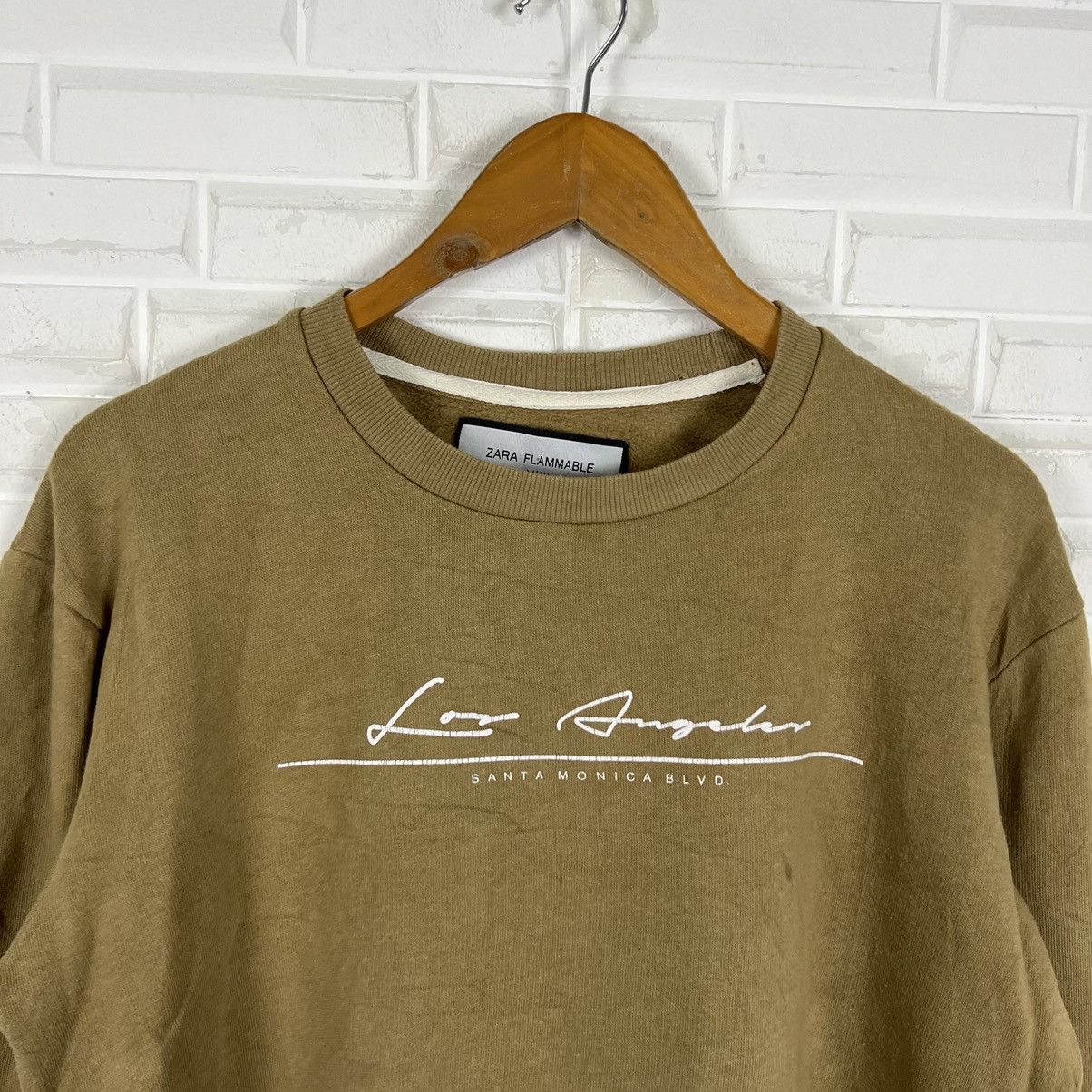 Japanese Brand ZARA FLAMMABLE SWEATSHIRT BIG LOGO Size US M / EU 48-50 / 2 - 3 Thumbnail