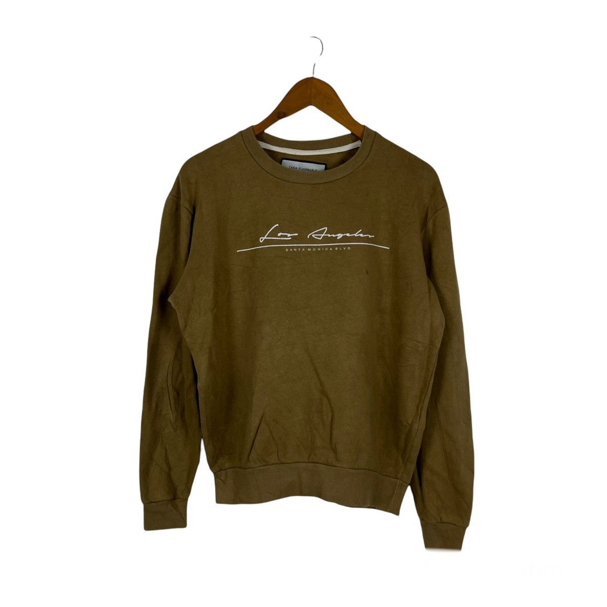 Japanese Brand ZARA FLAMMABLE SWEATSHIRT BIG LOGO Size US M / EU 48-50 / 2 - 1 Thumbnail