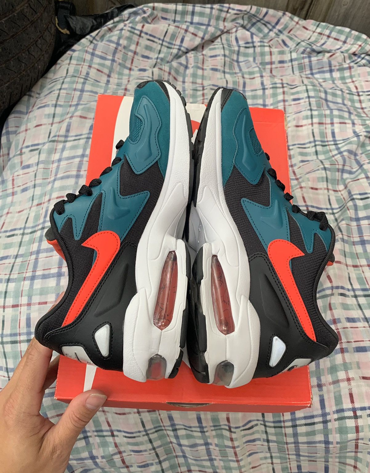 Nike Air Max 2 Light Black/Teal Size US 9 / EU 42 - 5 Thumbnail