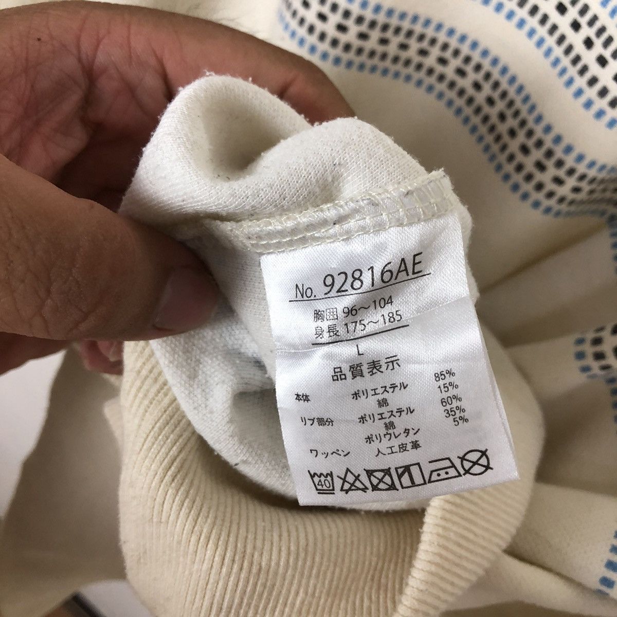 Japanese Brand VINTAGE CLAUDIO VALENTINO SWEATSHIRT Size US L / EU 52-54 / 3 - 9 Thumbnail