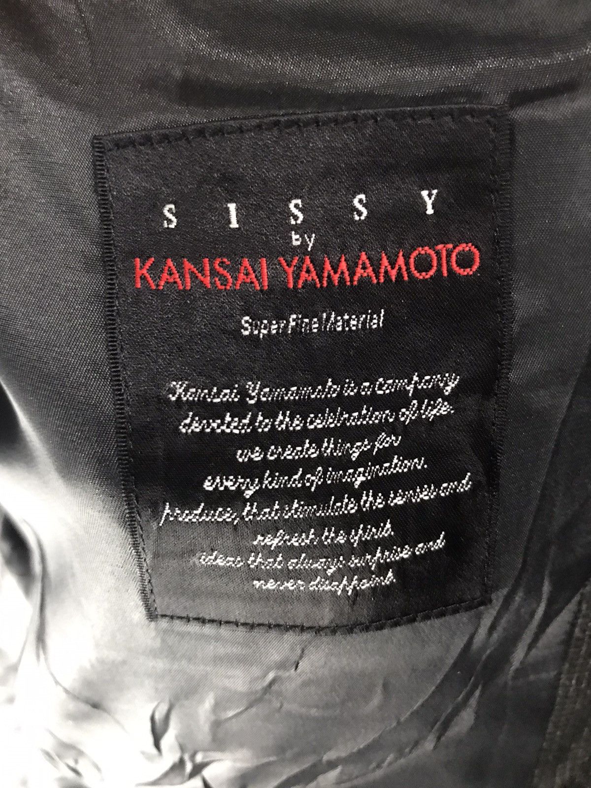 Japanese Brand × Kansai Yamamoto Sissy by kansai Yamamoto blazer coat Size 38R - 4 Thumbnail