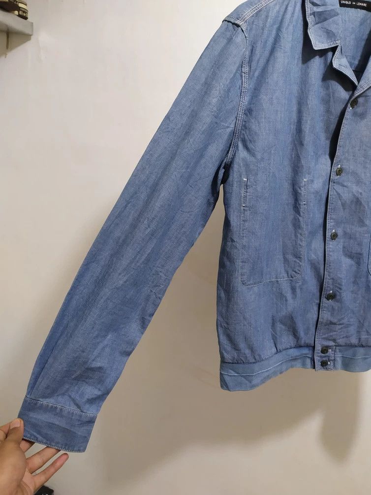Lemaire × Uniqlo 🔥Uniqlo X Lemaire Chambray Classic Worker Jacket Size US L / EU 52-54 / 3 - 5 Thumbnail