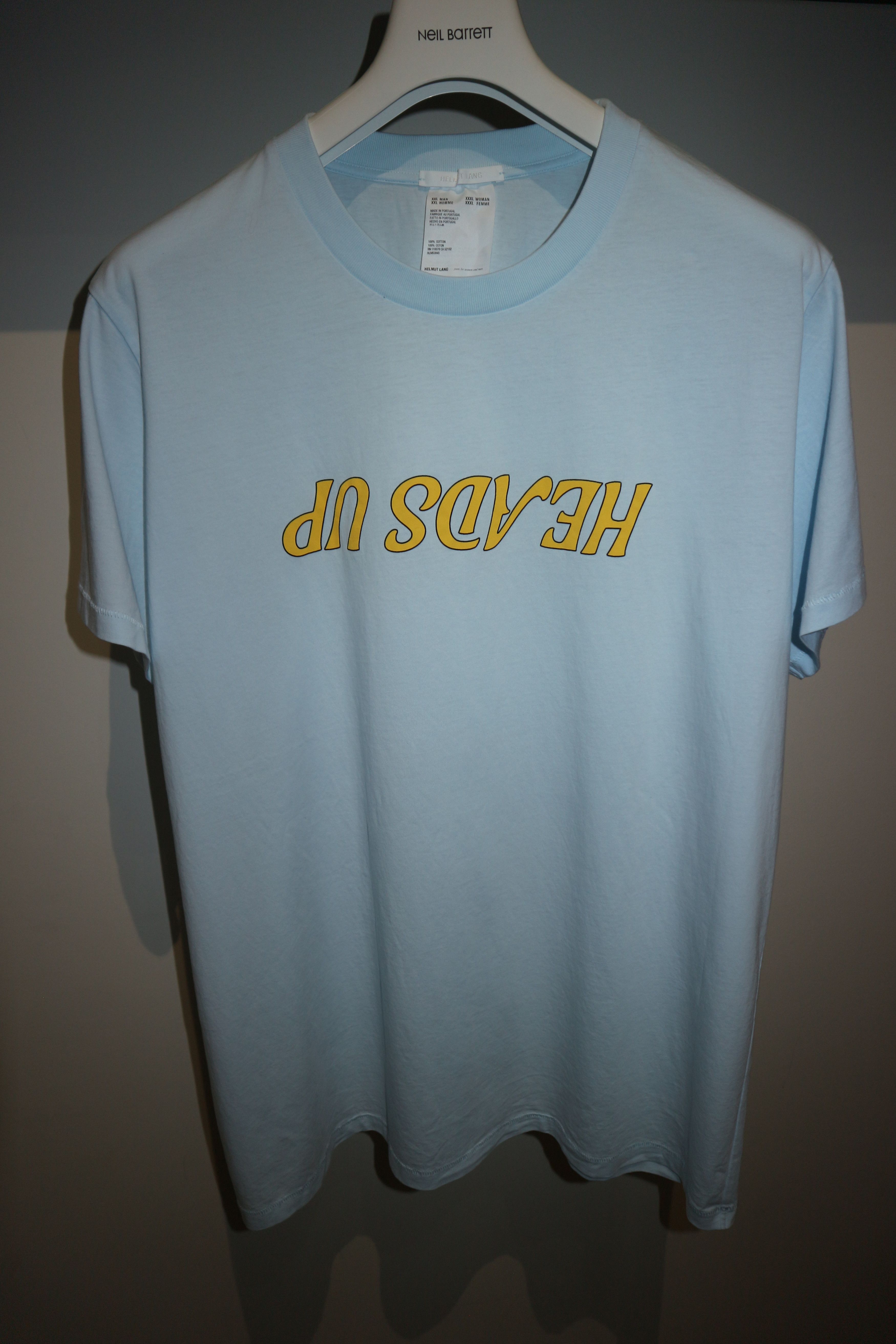 heads up logo print hoodie