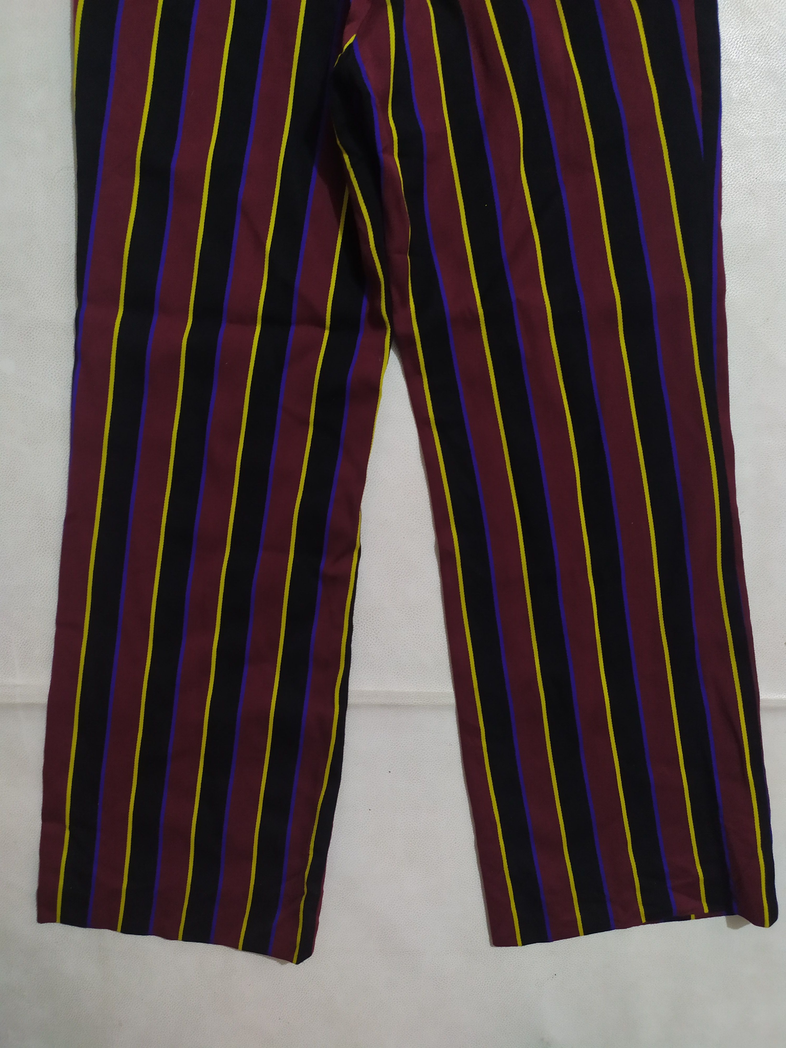 Comme des Garcons 🔥Comme Des Garcons Tricot AD2004 Stripe Cropped Pants Size 29" - 6 Thumbnail