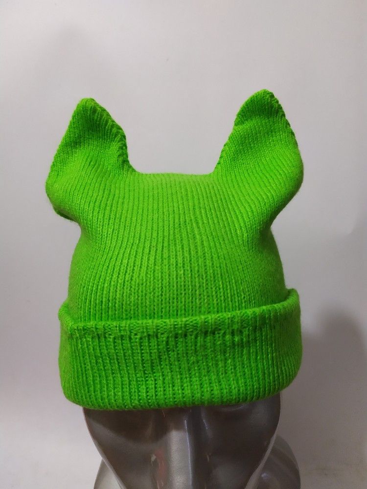 Other 🔥Unknown Bunny Horn Devil beanie Nice design hats Size ONE SIZE - 2 Thumbnail