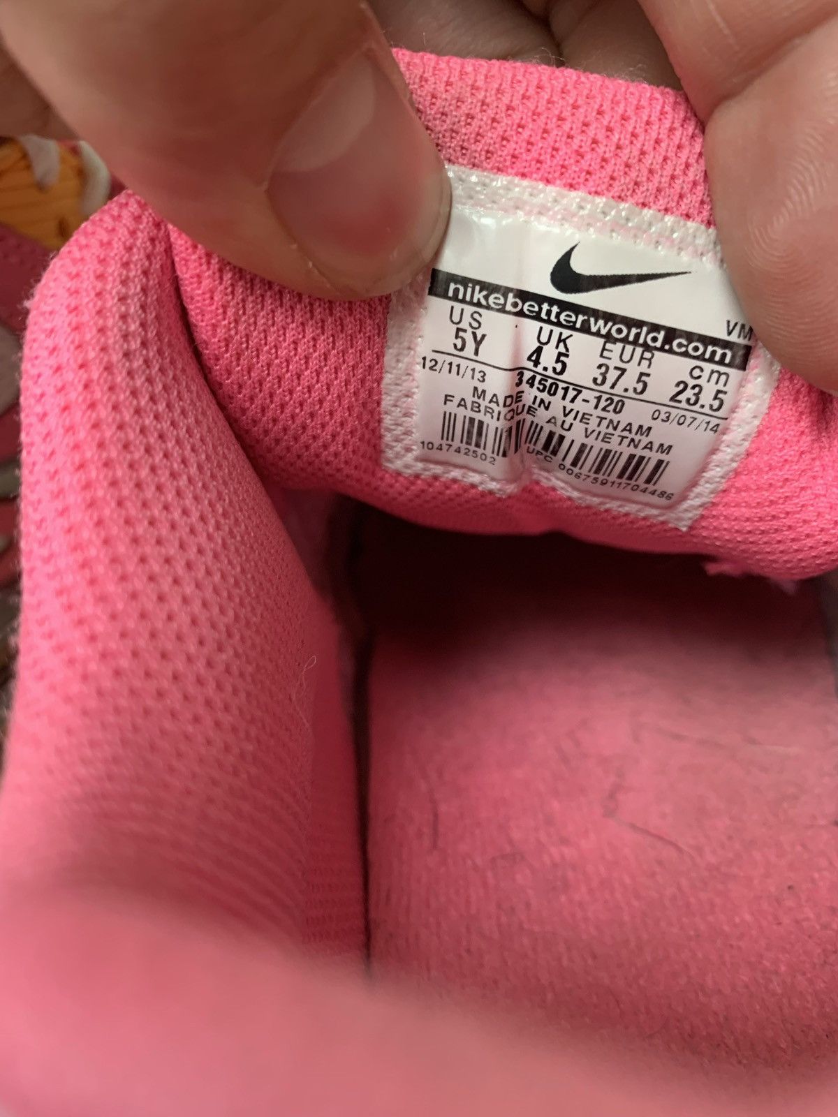 Nike Air Max 90 pink glow / orange Size US 5 / EU 37 - 8 Thumbnail