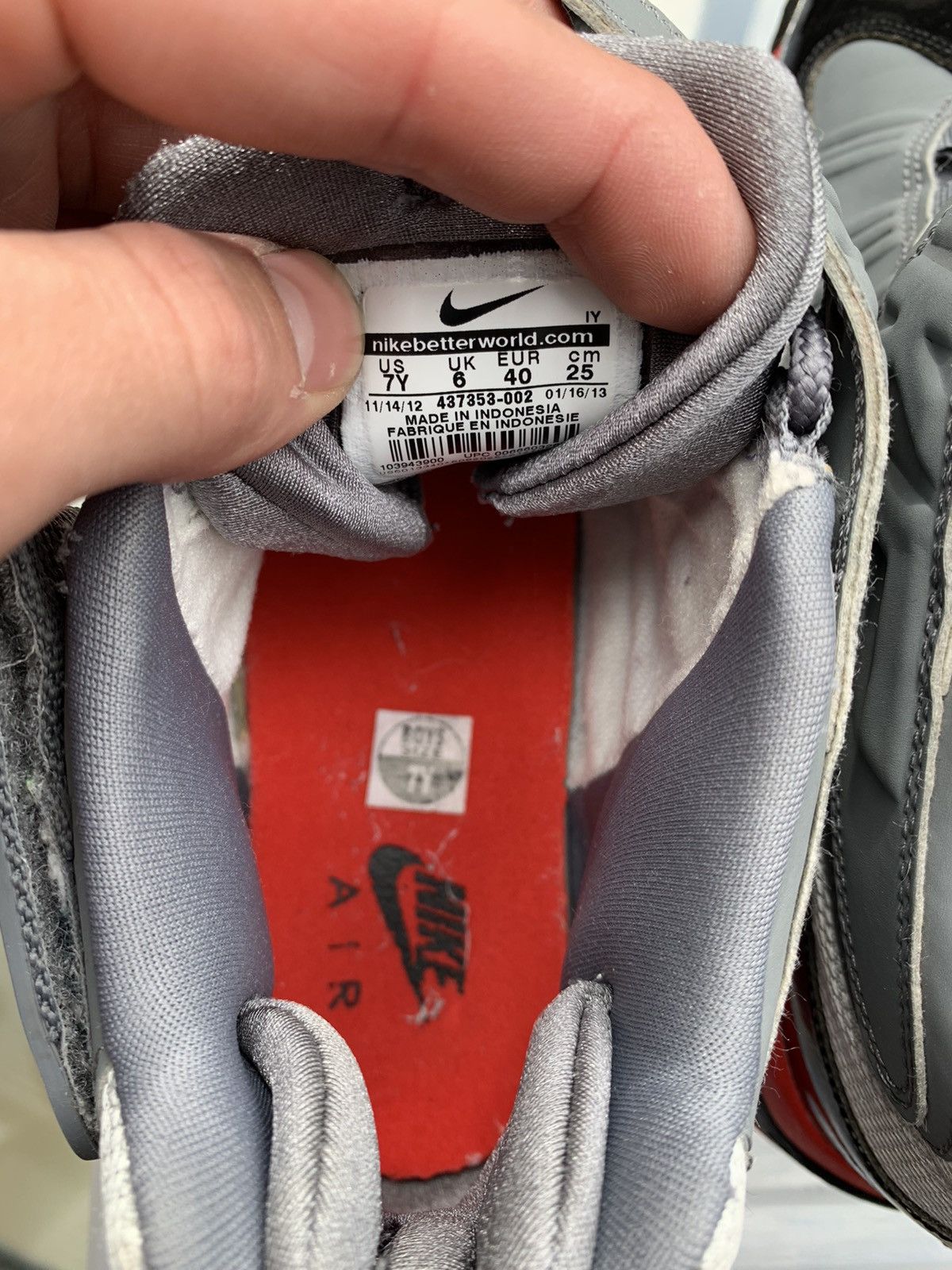 Nike Air Griffey Max 1 Infrared Size US 7 / EU 40 - 8 Thumbnail