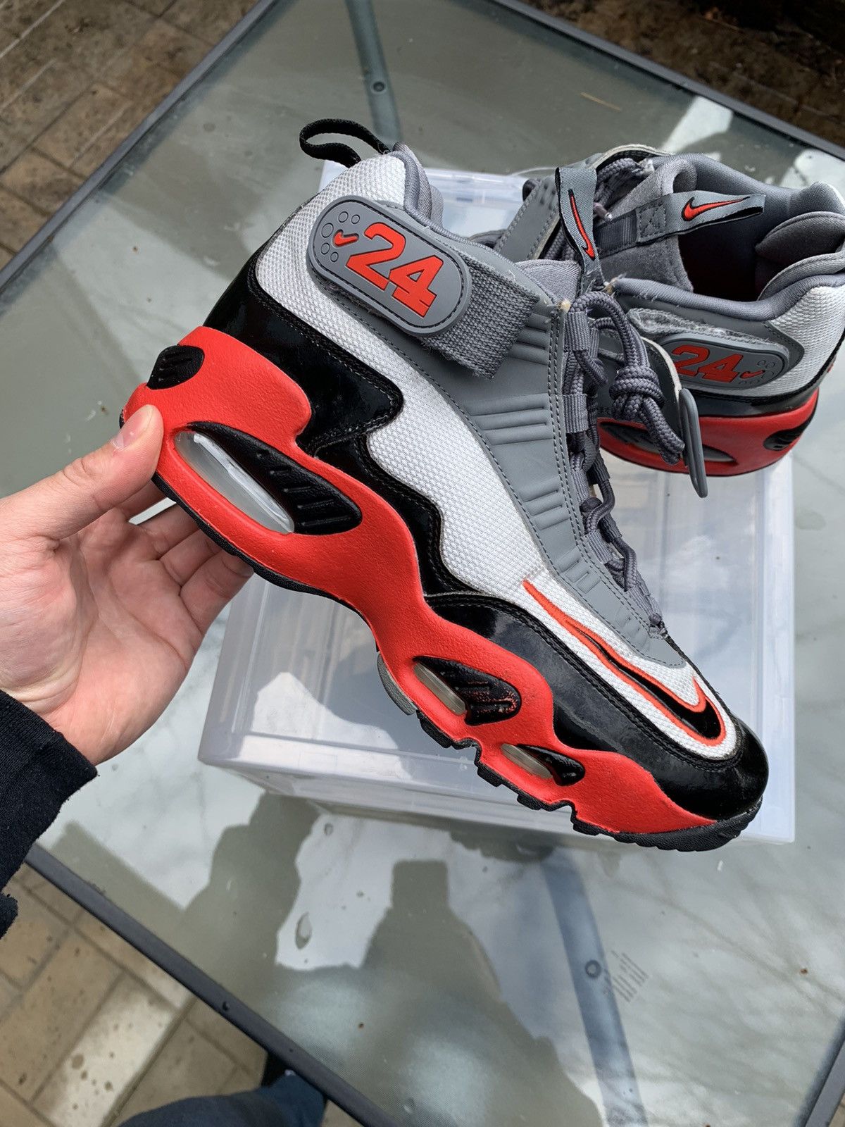 Nike Air Griffey Max 1 Infrared Size US 7 / EU 40 - 6 Thumbnail