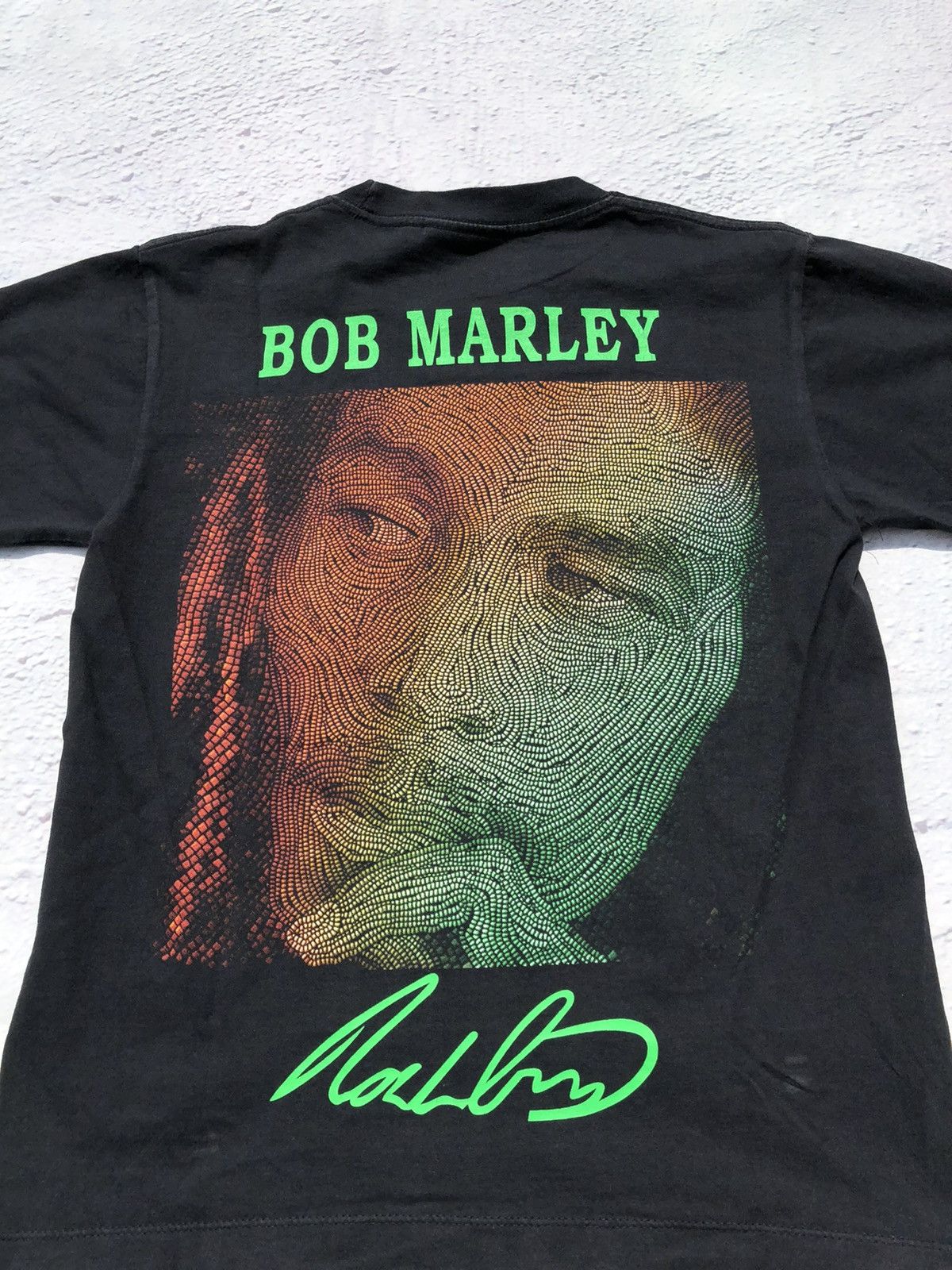 Band Tees Vintage 90s Bob Marley Jamaica Big Face Tee Size US S / EU 44-46 / 1 - 11 Thumbnail