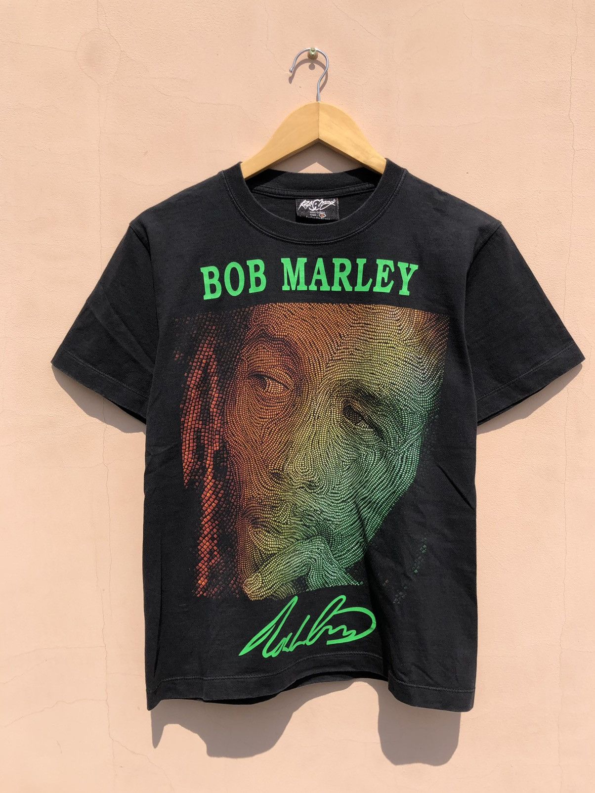 Band Tees Vintage 90s Bob Marley Jamaica Big Face Tee Size US S / EU 44-46 / 1 - 1 Thumbnail