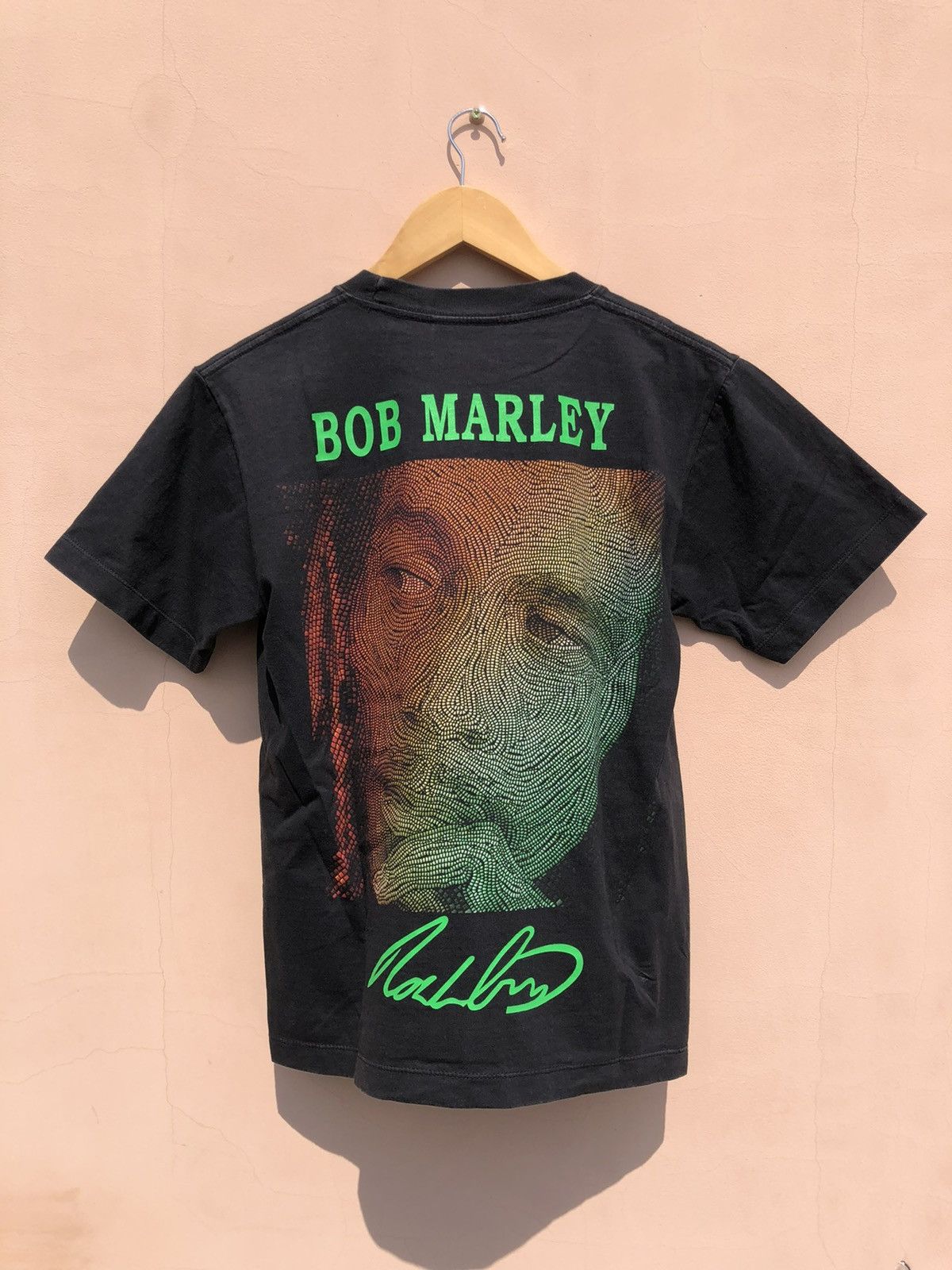Band Tees Vintage 90s Bob Marley Jamaica Big Face Tee Size US S / EU 44-46 / 1 - 2 Thumbnail