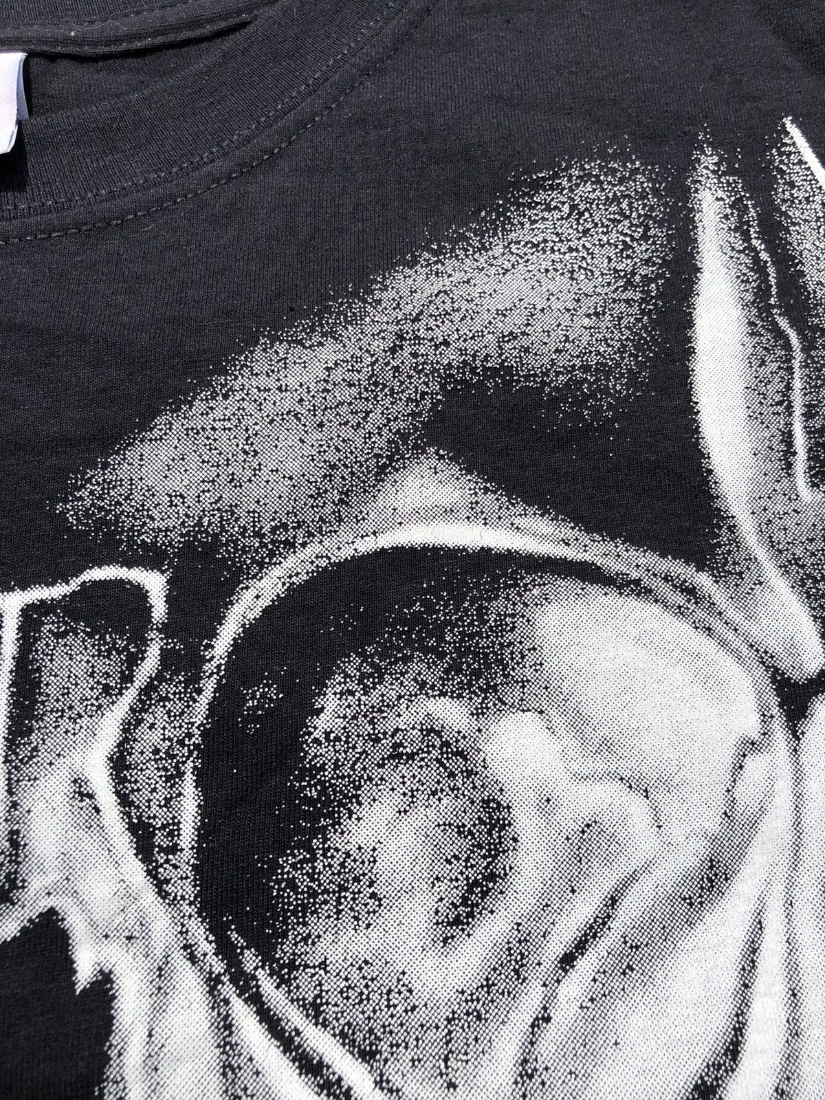 Band Tees Vintage 2000s Skull Bones Russell Black Tee (Harley Davidson Size US XXL / EU 58 / 5 - 5 Thumbnail