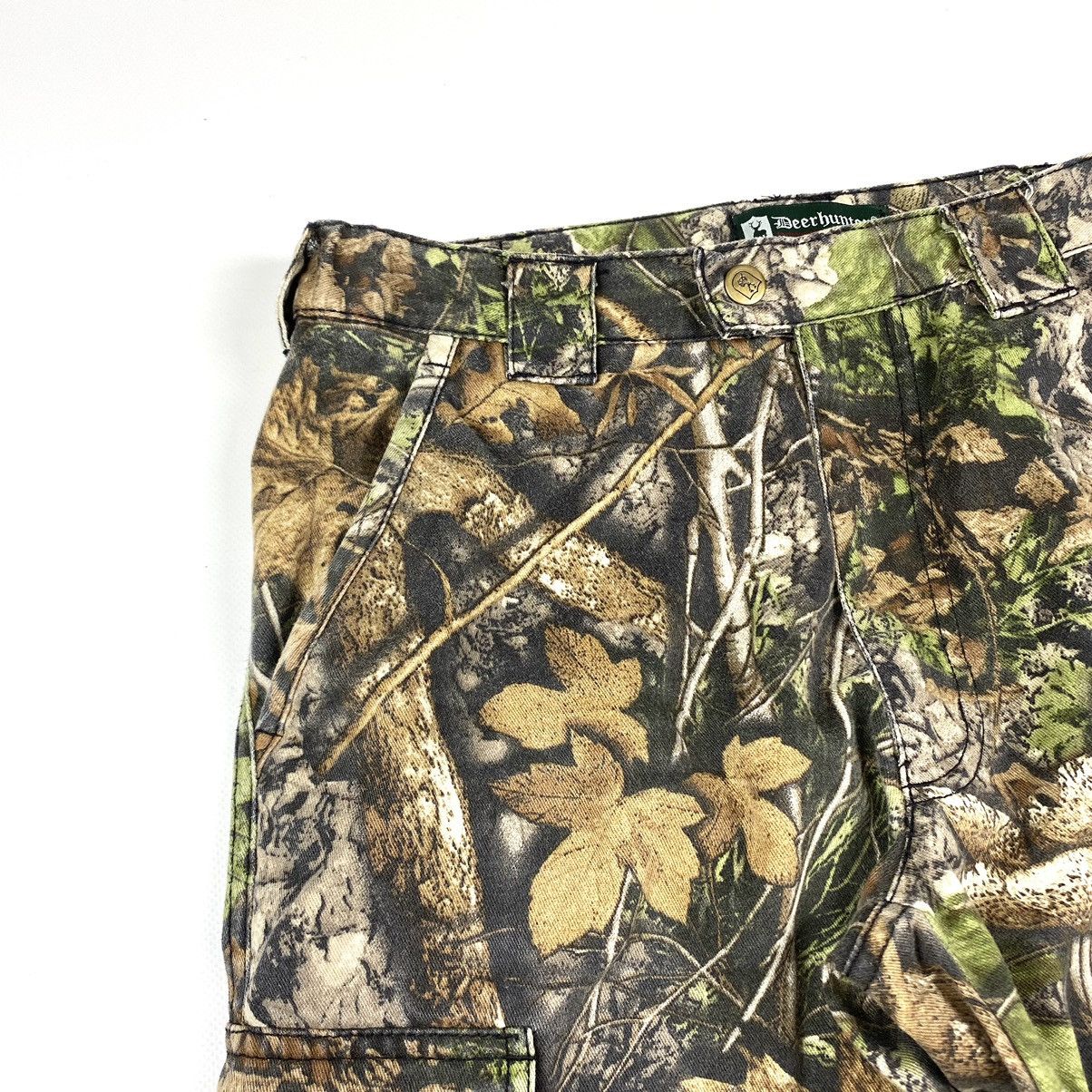 Japanese Brand 90’s Vintage Forest Camo Cargo Pants Travis Scott Style Y2K Size US 32 / EU 48 - 4 Thumbnail