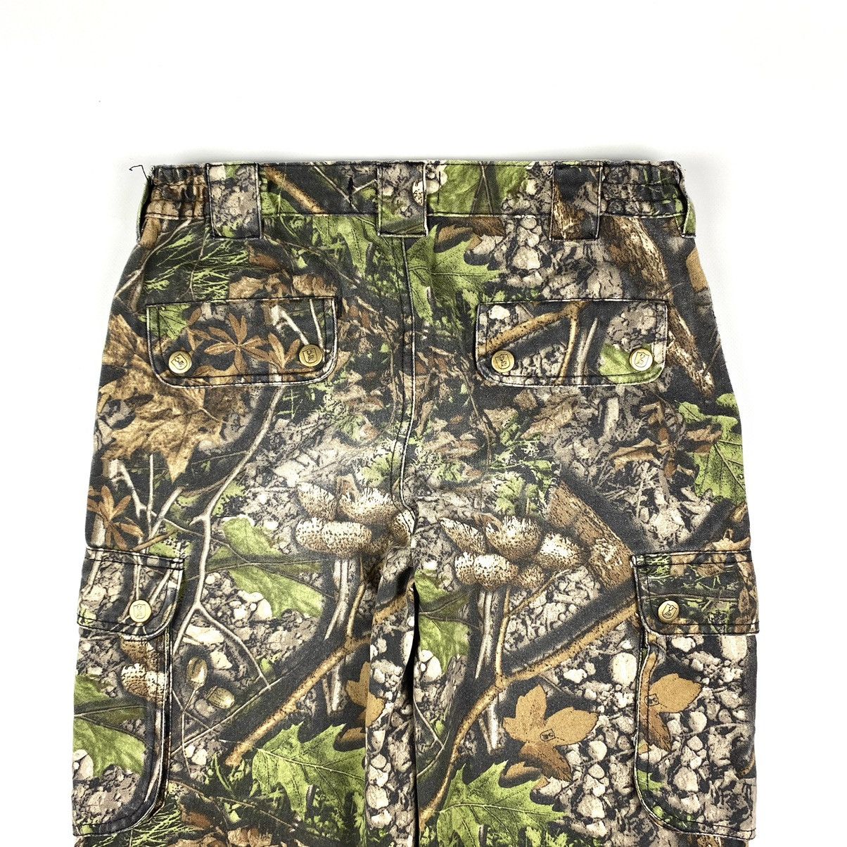 Japanese Brand 90’s Vintage Forest Camo Cargo Pants Travis Scott Style Y2K Size US 32 / EU 48 - 9 Thumbnail