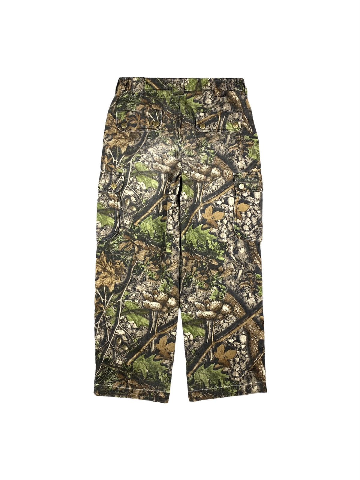Japanese Brand 90’s Vintage Forest Camo Cargo Pants Travis Scott Style Y2K Size US 32 / EU 48 - 2 Thumbnail