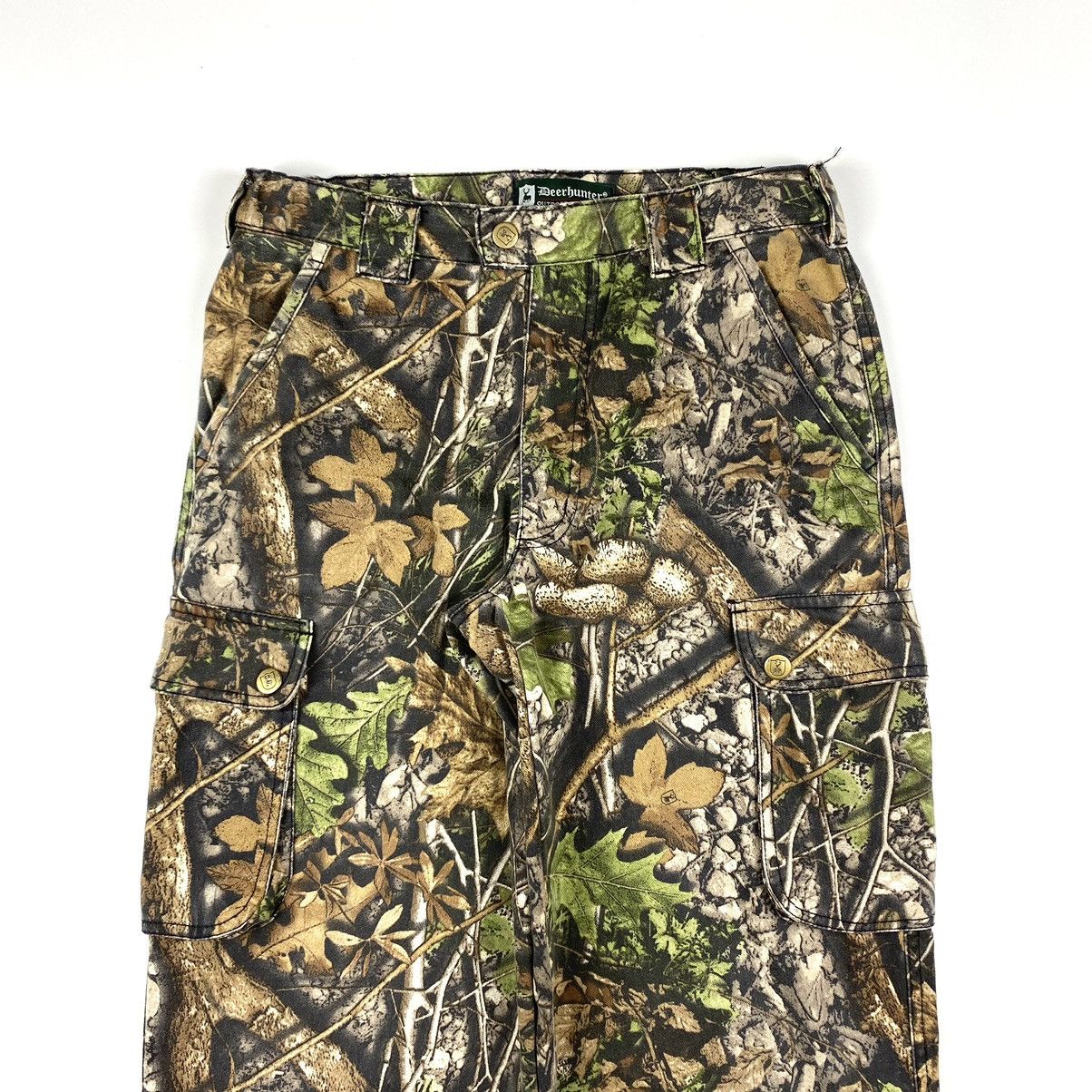 Japanese Brand 90’s Vintage Forest Camo Cargo Pants Travis Scott Style Y2K Size US 32 / EU 48 - 3 Thumbnail