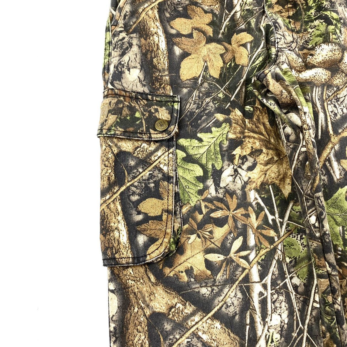 Japanese Brand 90’s Vintage Forest Camo Cargo Pants Travis Scott Style Y2K Size US 32 / EU 48 - 5 Thumbnail