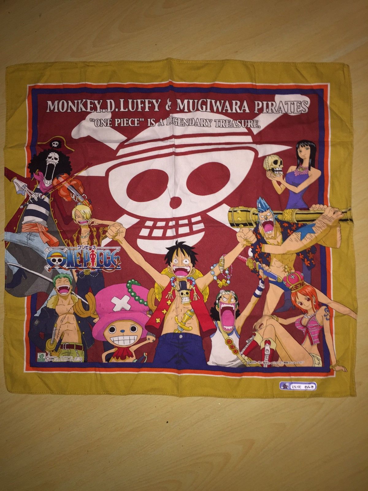 Japanese Brand × One Piece One Piece Bandana Rare Nice Design Size ONE SIZE - 1 Thumbnail