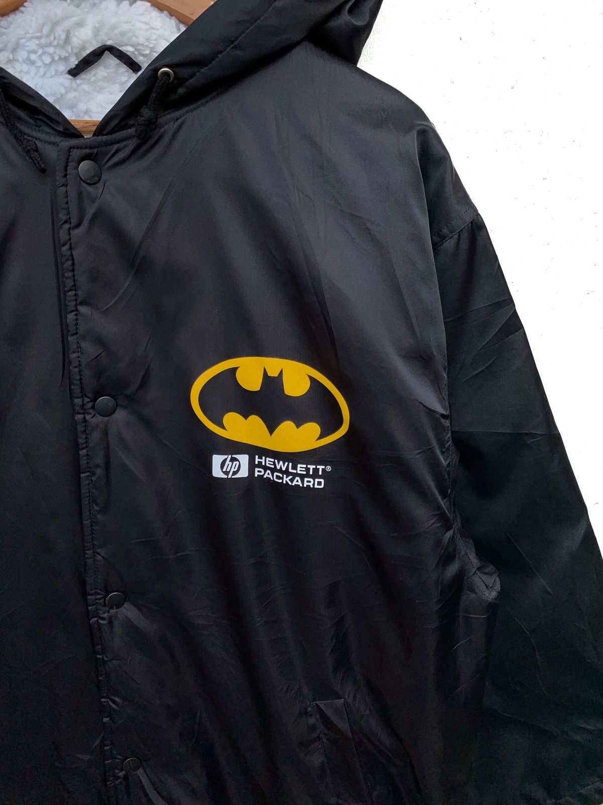 Cartoon Network × DC Comics × Vintage Vintage 90s Batman Hewlett Packard Long Jacket Parka Puffer Size US L / EU 52-54 / 3 - 5 Thumbnail