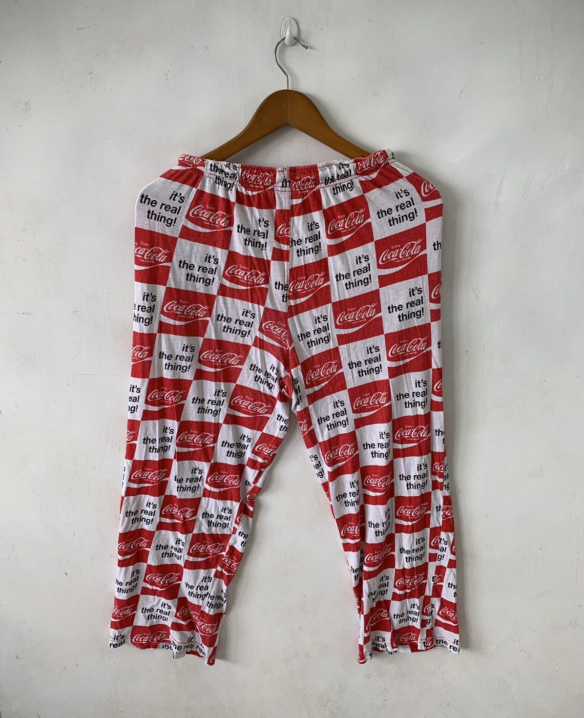 Coca Cola × Vintage Overprint Coca Cola Sweat Cropped Pant Size US 30 / EU 46 - 7 Thumbnail
