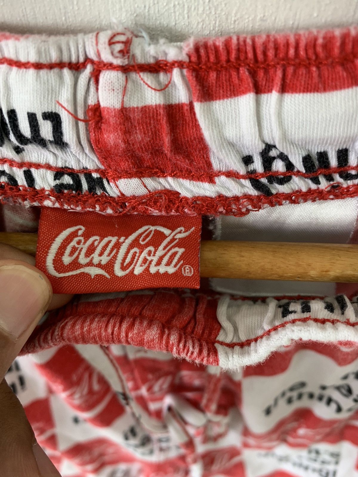 Coca Cola × Vintage Overprint Coca Cola Sweat Cropped Pant Size US 30 / EU 46 - 3 Thumbnail