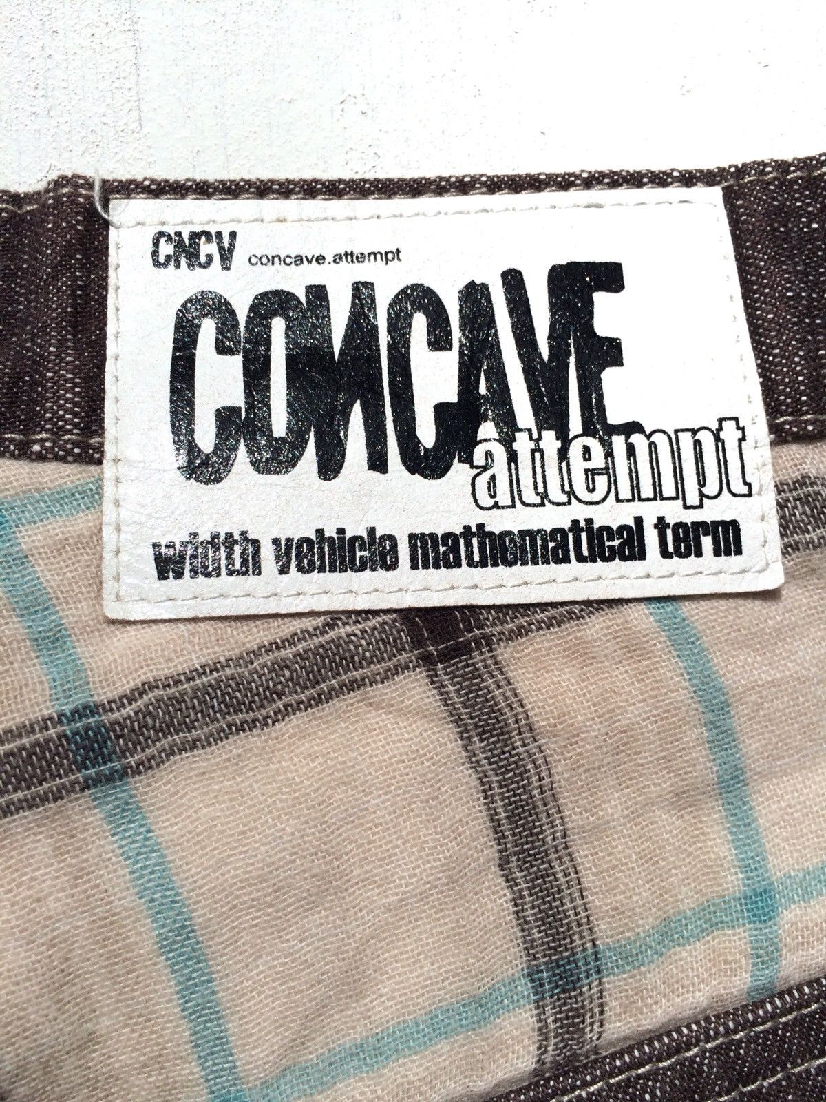 Designer × Japanese Brand Patchwork Design Concave Attempt Made In Japan Denim Pant Size US 35 - 3 Thumbnail
