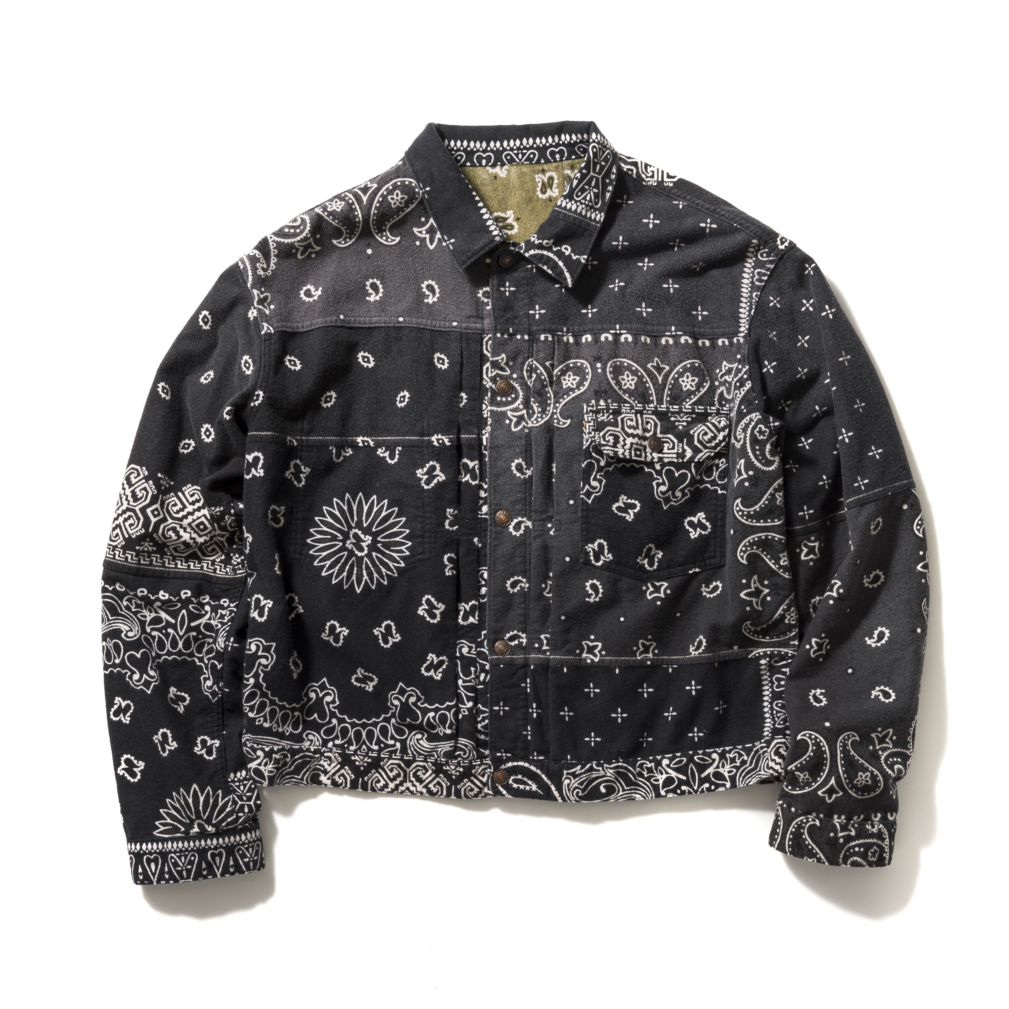 Kapital Reversible bandana print 1st jacket Size US XXL / EU 58 / 5 - 5 Thumbnail