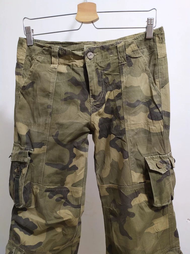 Japanese Brand 🔥JUNBEIKU Cargo Multipocket Tactical Military Camo Pants Size US 29 - 3 Thumbnail