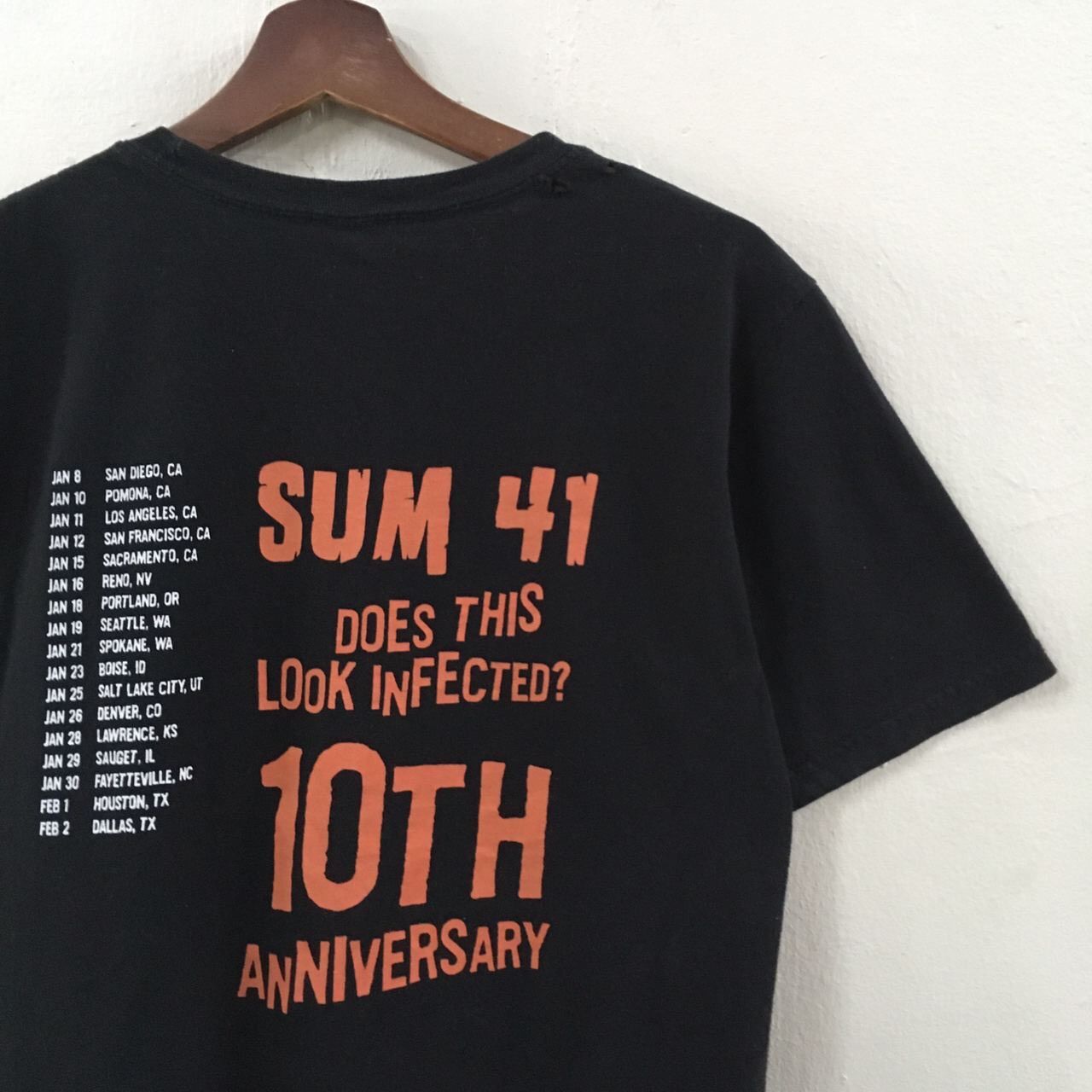 Band Tees Sum 41 10th Anniversary Pop Punk Band Tees Size US S / EU 44-46 / 1 - 5 Thumbnail