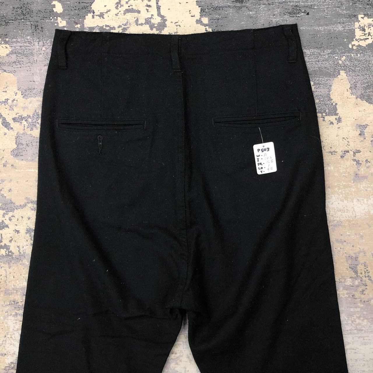 CABANE de ZUCCa × Issey Miyake P503 CABANA DE ZUCCA WOOL PANTS Size US 31 - 4 Thumbnail