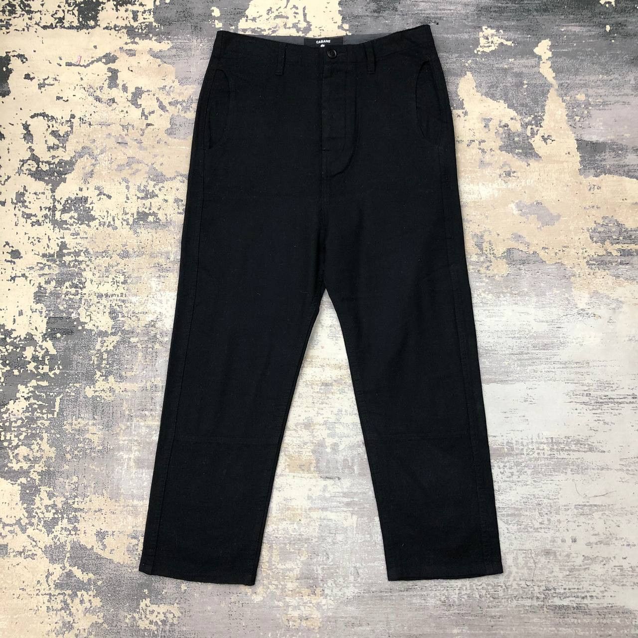 CABANE de ZUCCa × Issey Miyake P503 CABANA DE ZUCCA WOOL PANTS Size US 31 - 1 Thumbnail