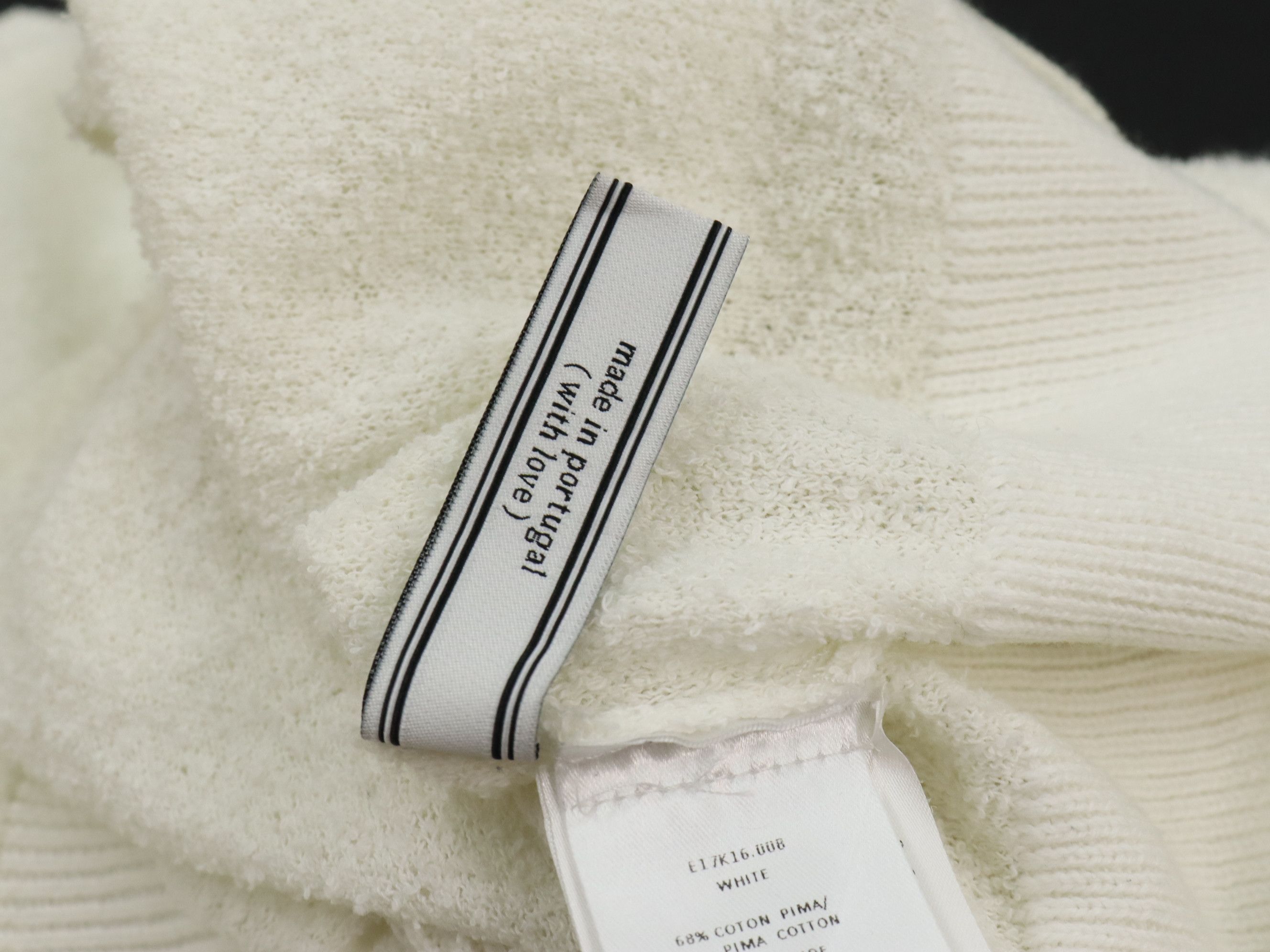 AMI AMI 2017SS Knit Ivory Emblem Crew Neck Oversized Sweater Size US L / EU 52-54 / 3 - 17 Thumbnail
