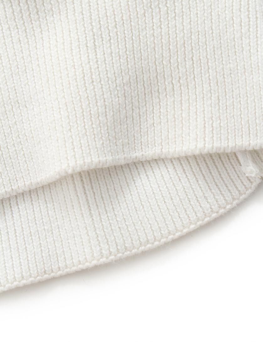 AMI AMI 2017SS Knit Ivory Emblem Crew Neck Oversized Sweater Size US L / EU 52-54 / 3 - 5 Thumbnail