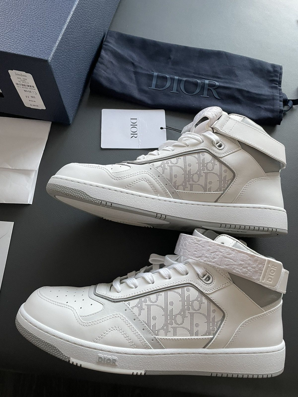 Dior Super Runway Brand NEW Sold Out Dior Oblique Saddle Sneakers Size US 13 / EU 46 - 18 Thumbnail