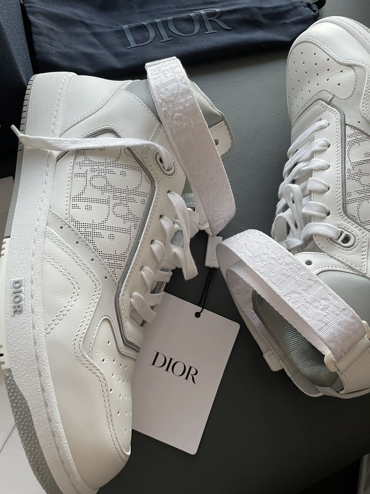 Dior Super Runway Brand NEW Sold Out Dior Oblique Saddle Sneakers Size US 13 / EU 46 - 20 Thumbnail