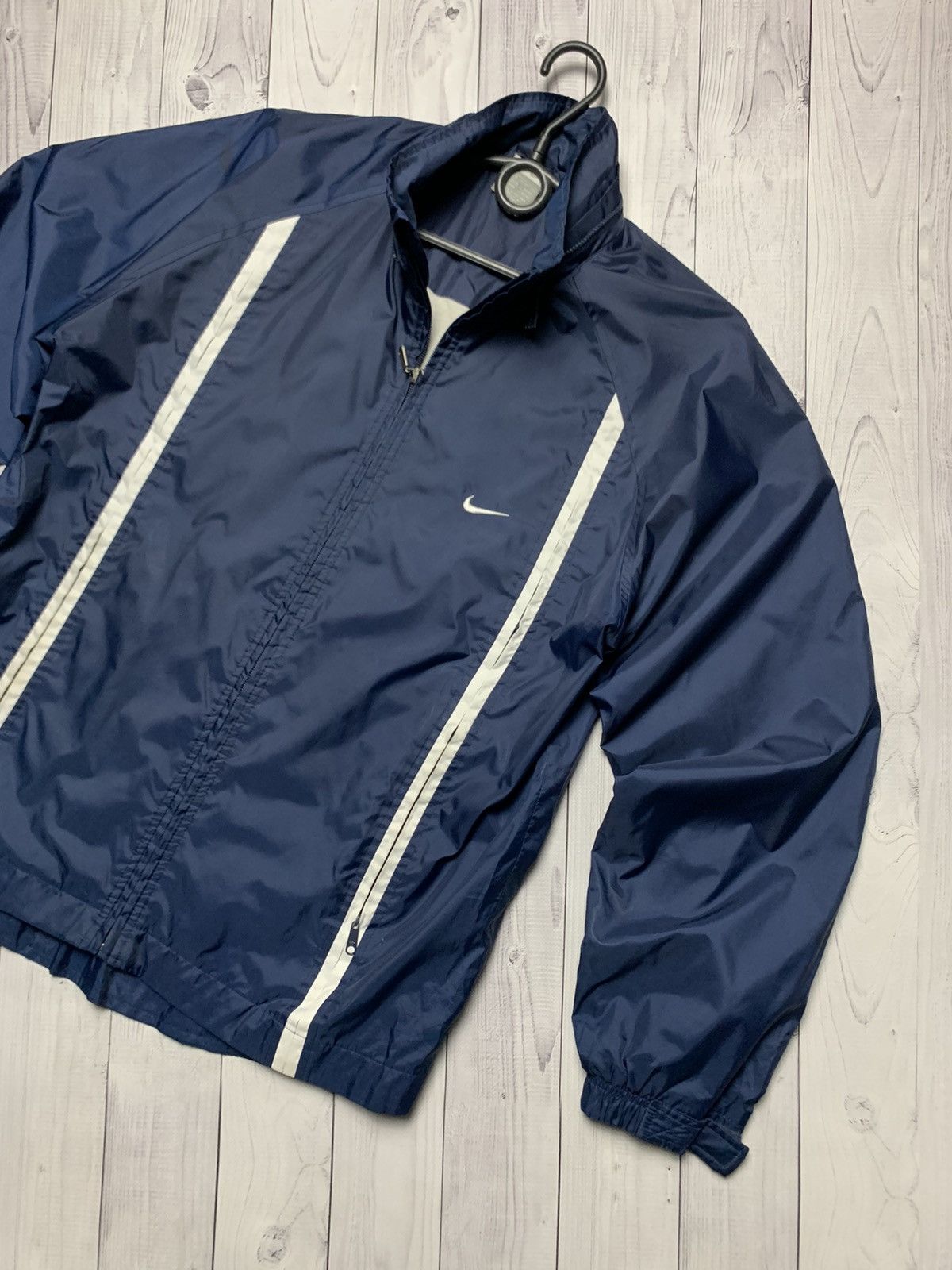 Nike × Vintage Vintage Nike Track jacket logo drill size S Size US S / EU 44-46 / 1 - 2 Thumbnail