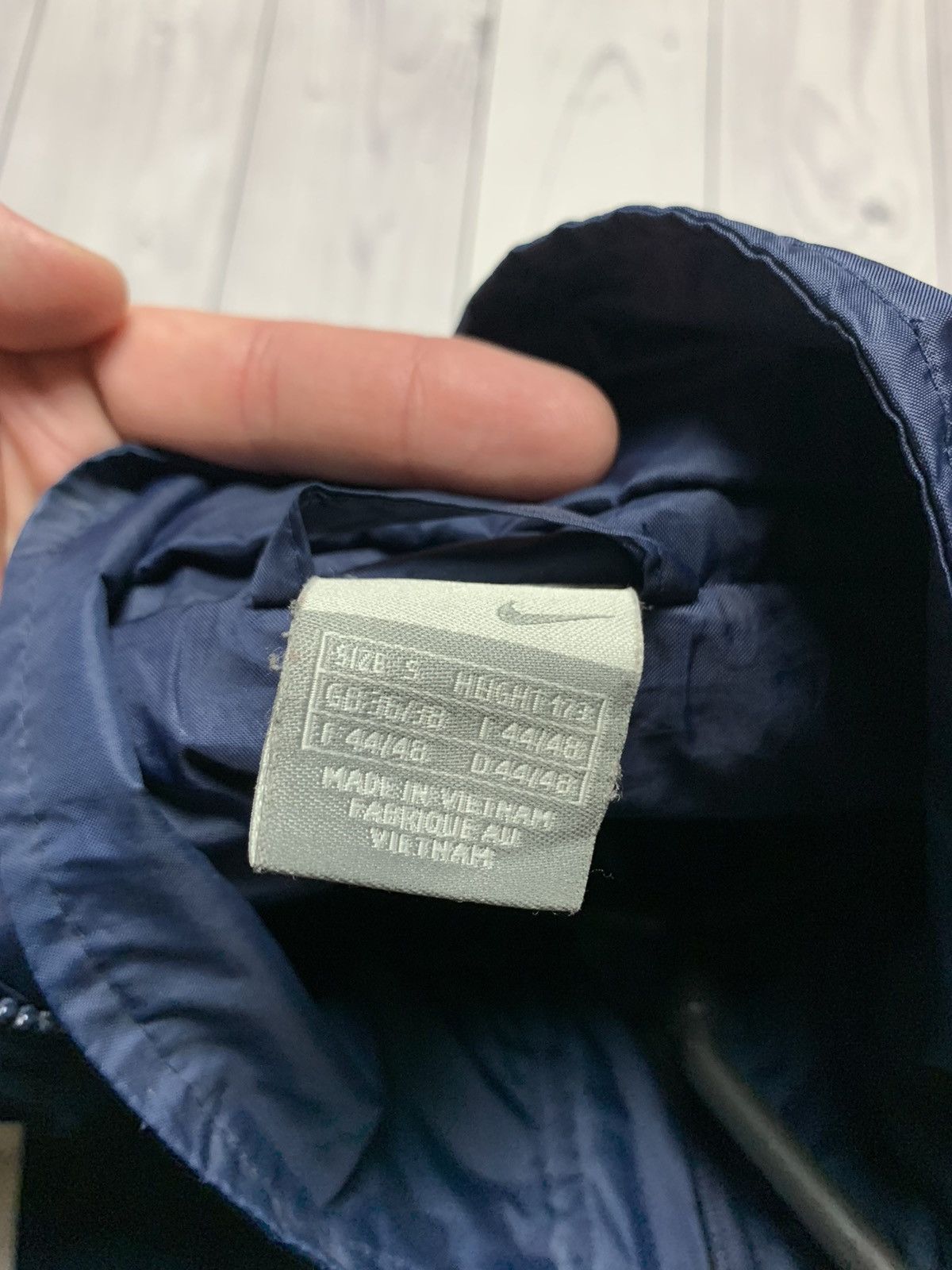 Nike × Vintage Vintage Nike Track jacket logo drill size S Size US S / EU 44-46 / 1 - 6 Thumbnail