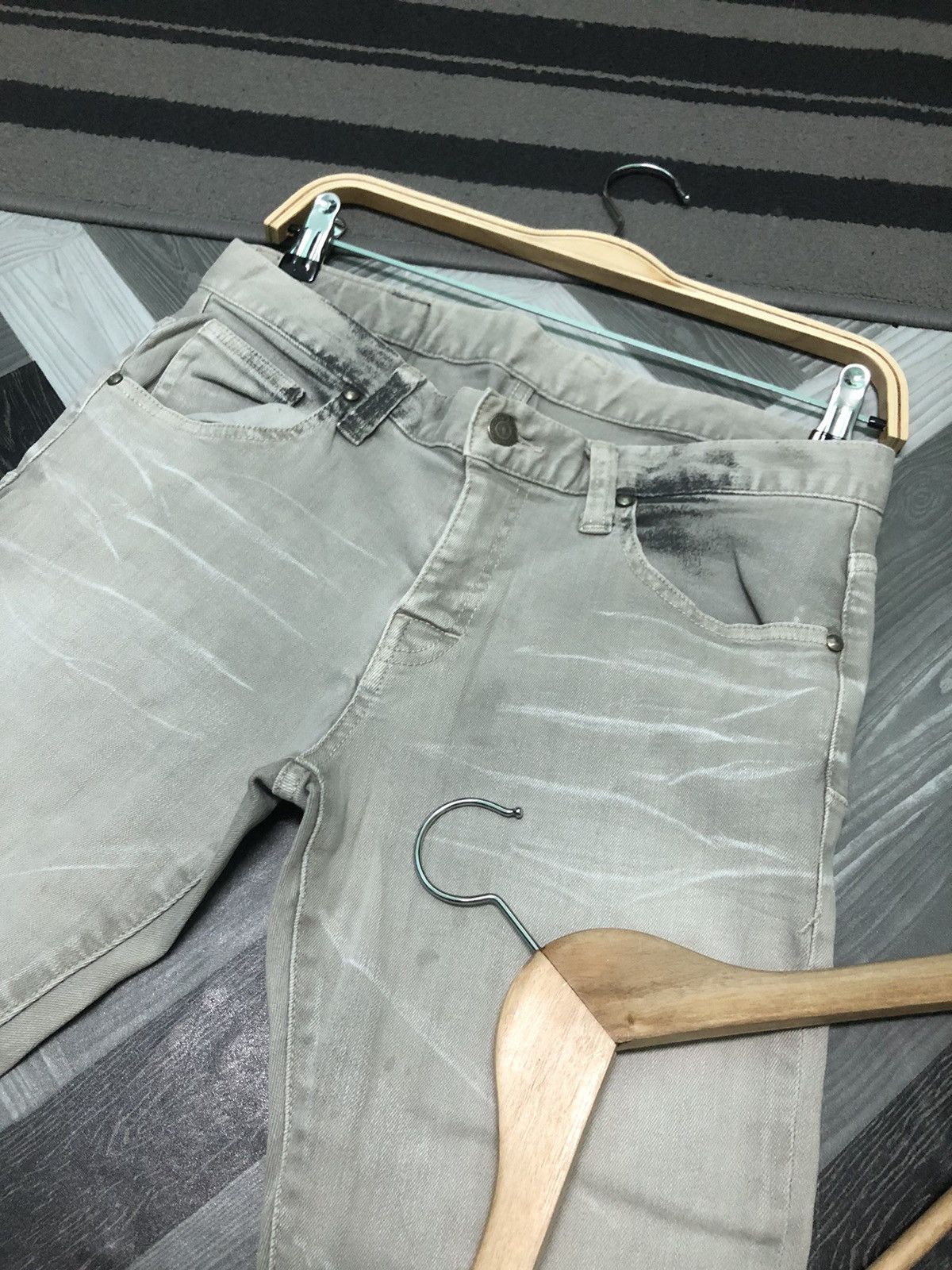 Japanese Brand × Tornado Mart VINTAGE TORNADO MART STRETCHABLE FLARE DENIM JEANS Size US 29 - 3 Thumbnail