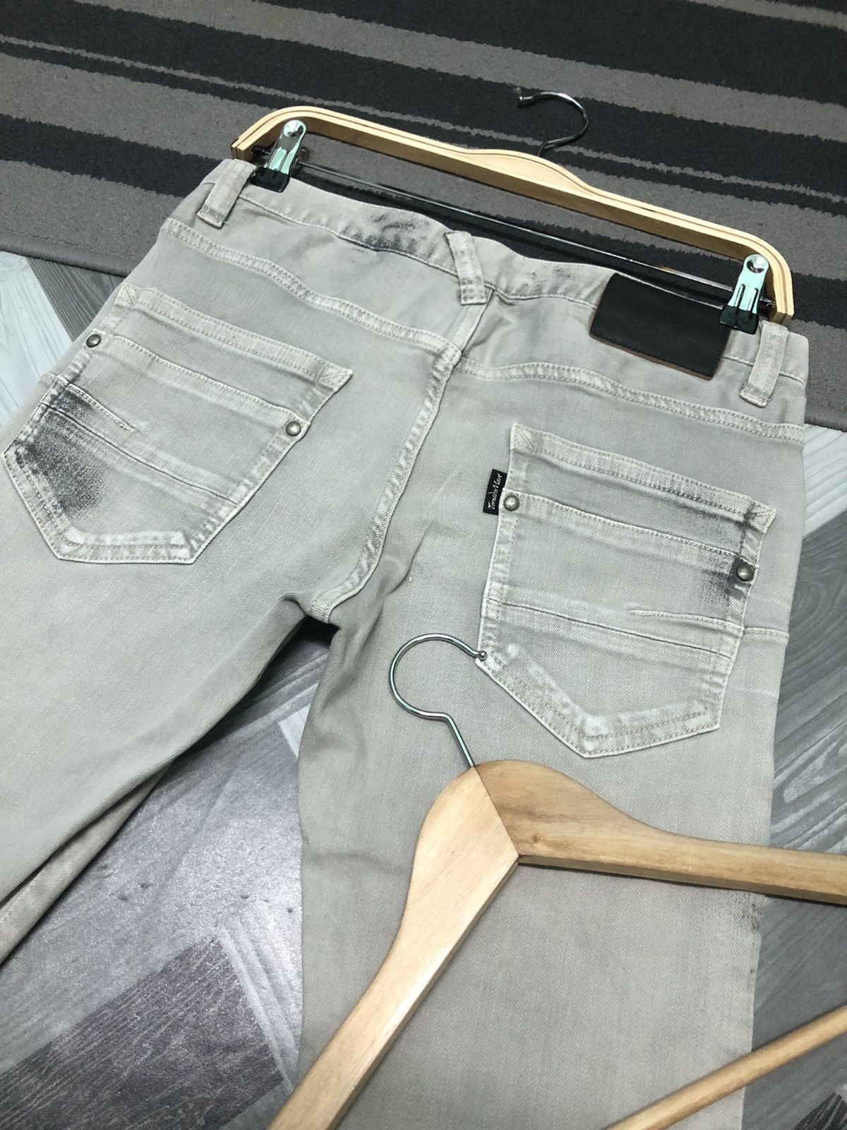 Japanese Brand × Tornado Mart VINTAGE TORNADO MART STRETCHABLE FLARE DENIM JEANS Size US 29 - 9 Thumbnail