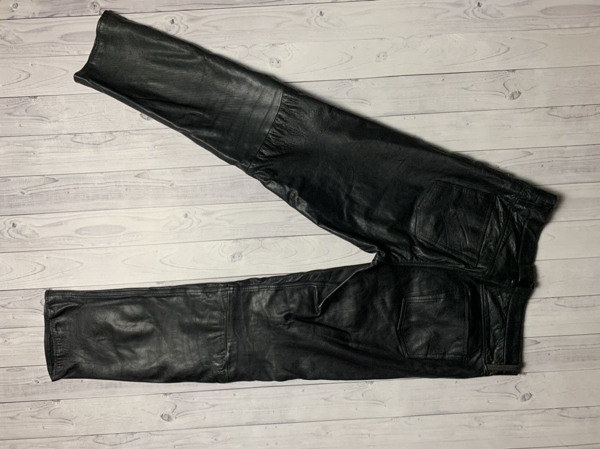 Leather × Vintage Vintage leather pants size 34 Size US 34 / EU 50 - 7 Thumbnail