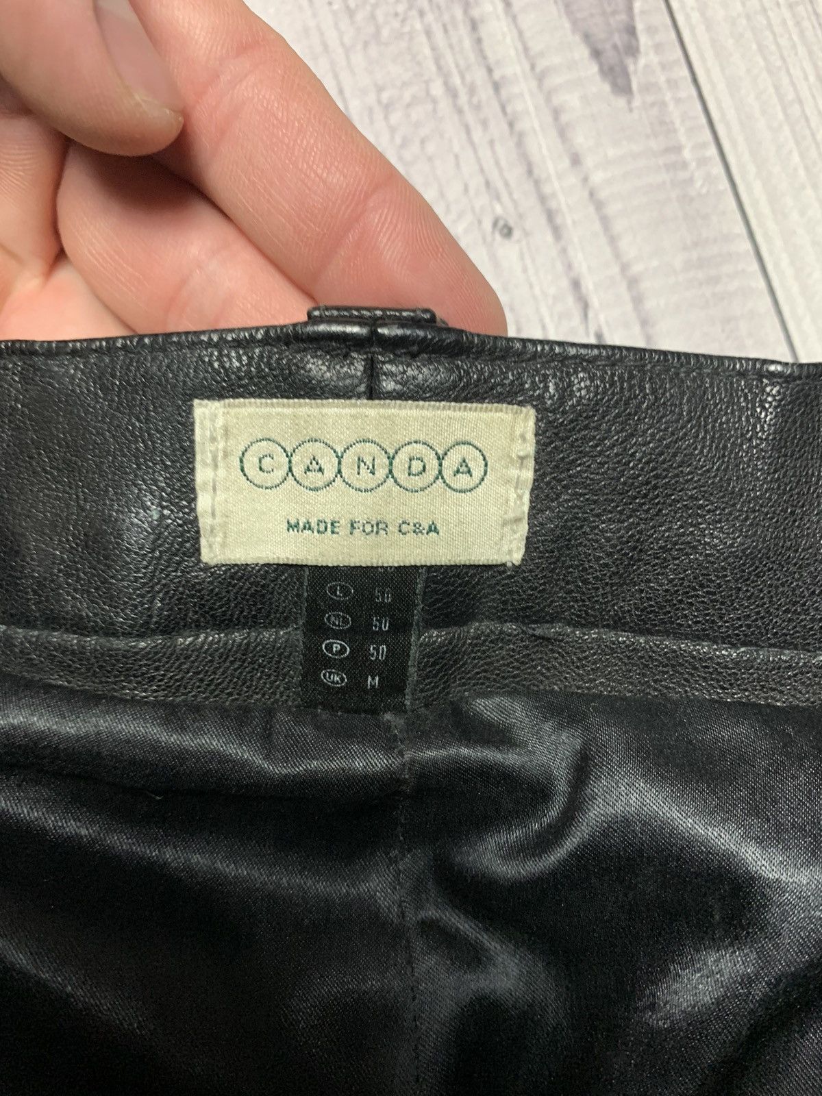 Leather × Vintage Vintage leather pants size 34 Size US 34 / EU 50 - 5 Thumbnail