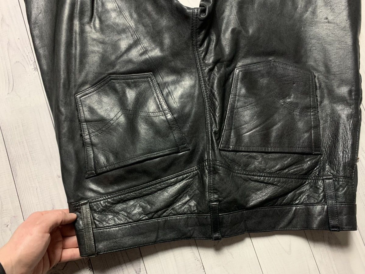 Leather × Vintage Vintage leather pants size 34 Size US 34 / EU 50 - 8 Thumbnail